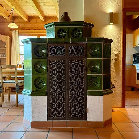 Holz-ferienhaus Oberbraendi: Kachelofen, Sauna, Wlan, Am Wald Dom wakacyjny *